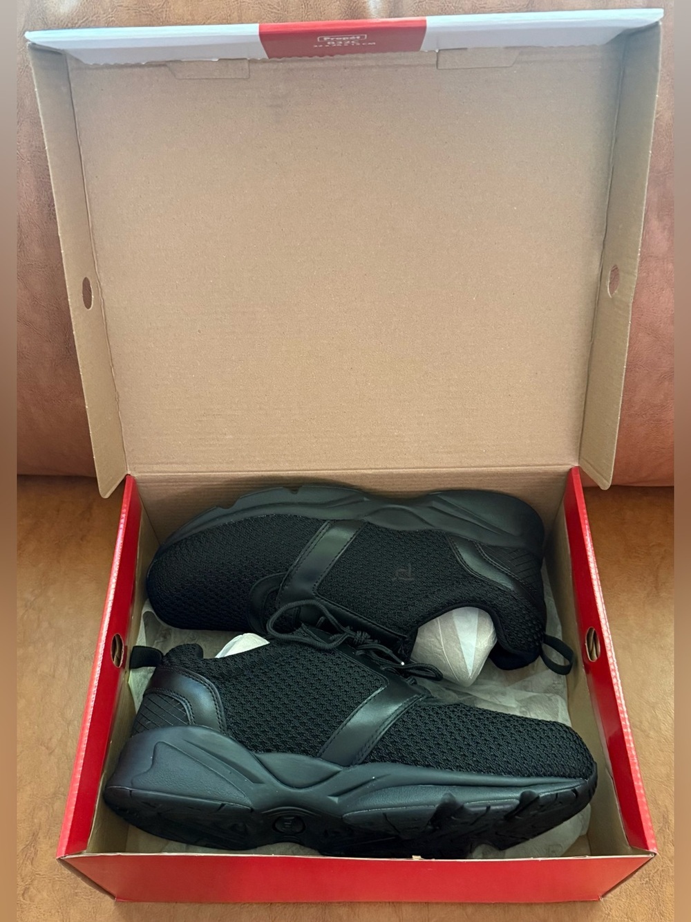 Propet Stability X Sneakers Mens 9.5 XXW 5E Black Walking Shoes Diabetic NIB - Picture 10 of 11